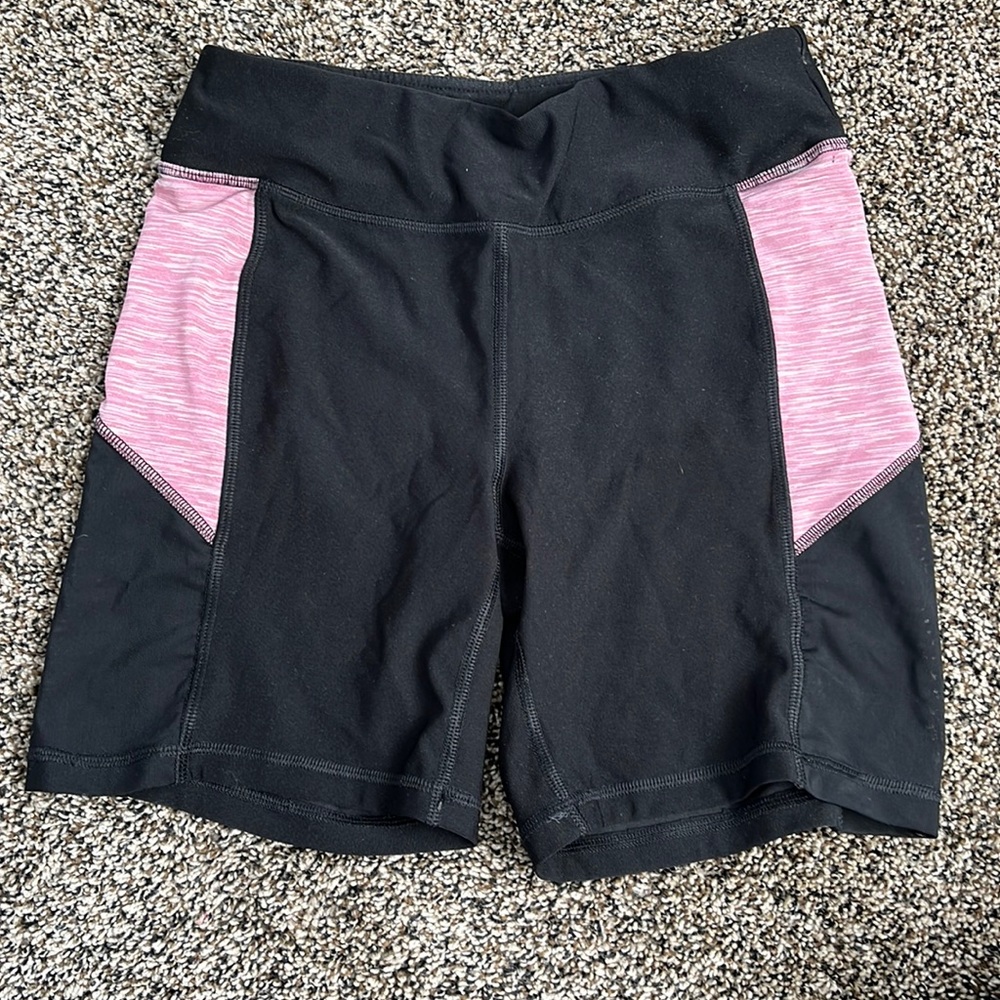 Walmart NYL Black & Pink Bike Short, worn once